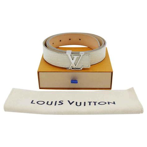 louis vuitton cream belt|Louis Vuitton belt models.